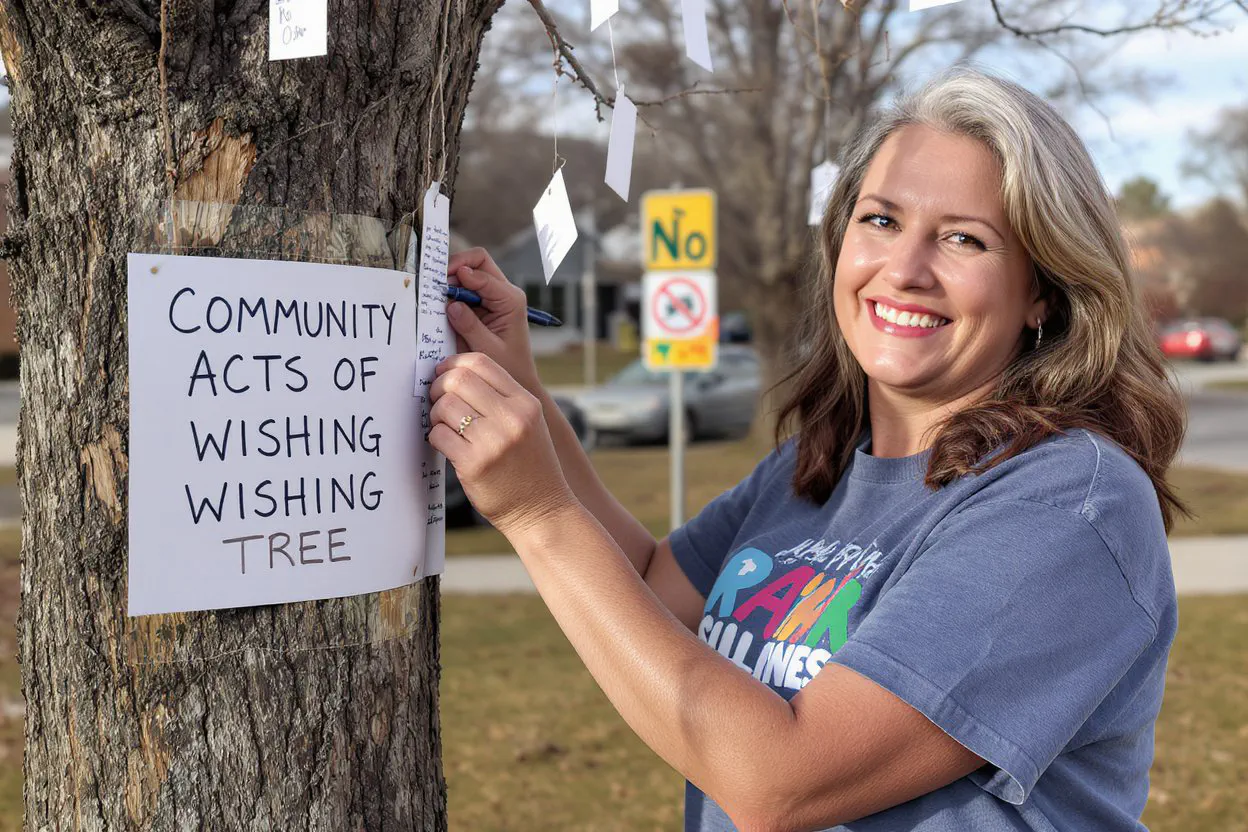 Community wishing tree installed on North 19th