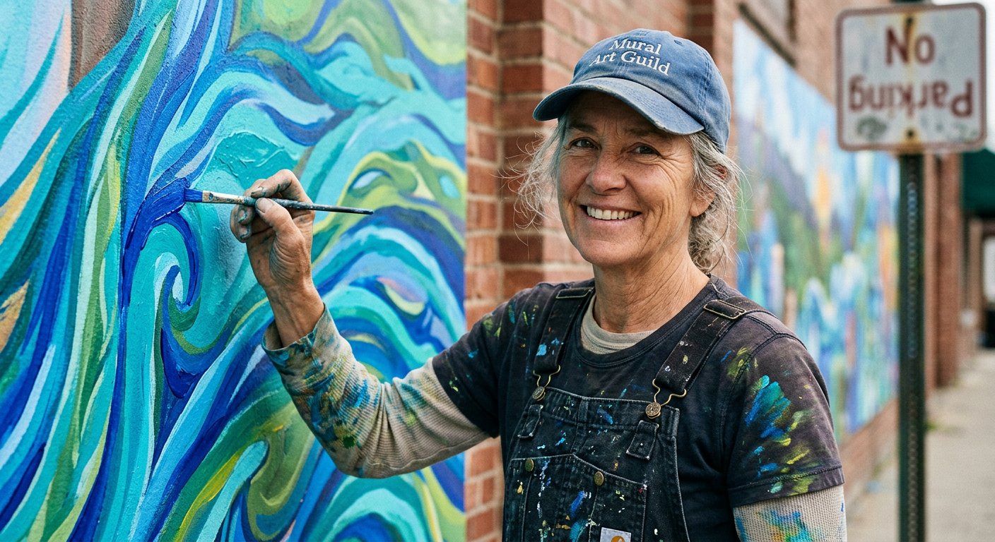 Downtown's Newest Mural "Sparks Dialogue" Among Drivers