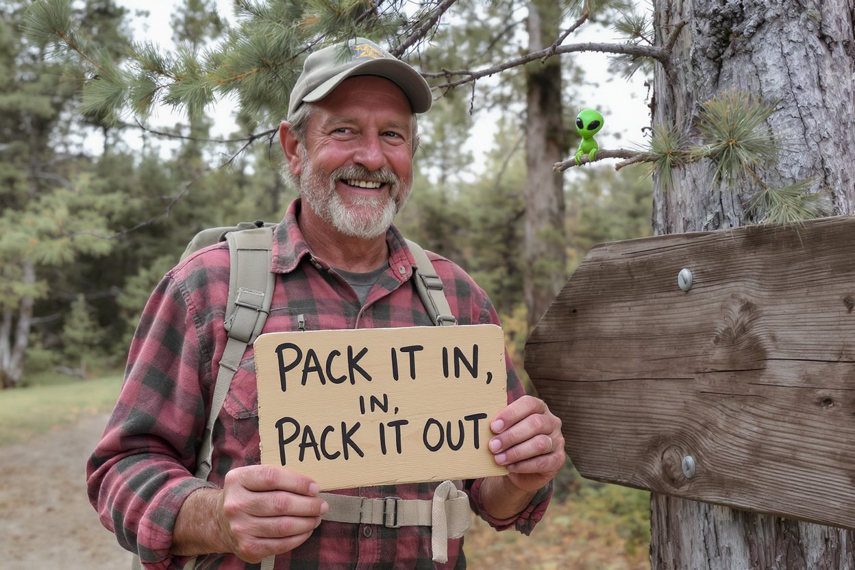 Let's Keep Our Trails Sacred, Folks