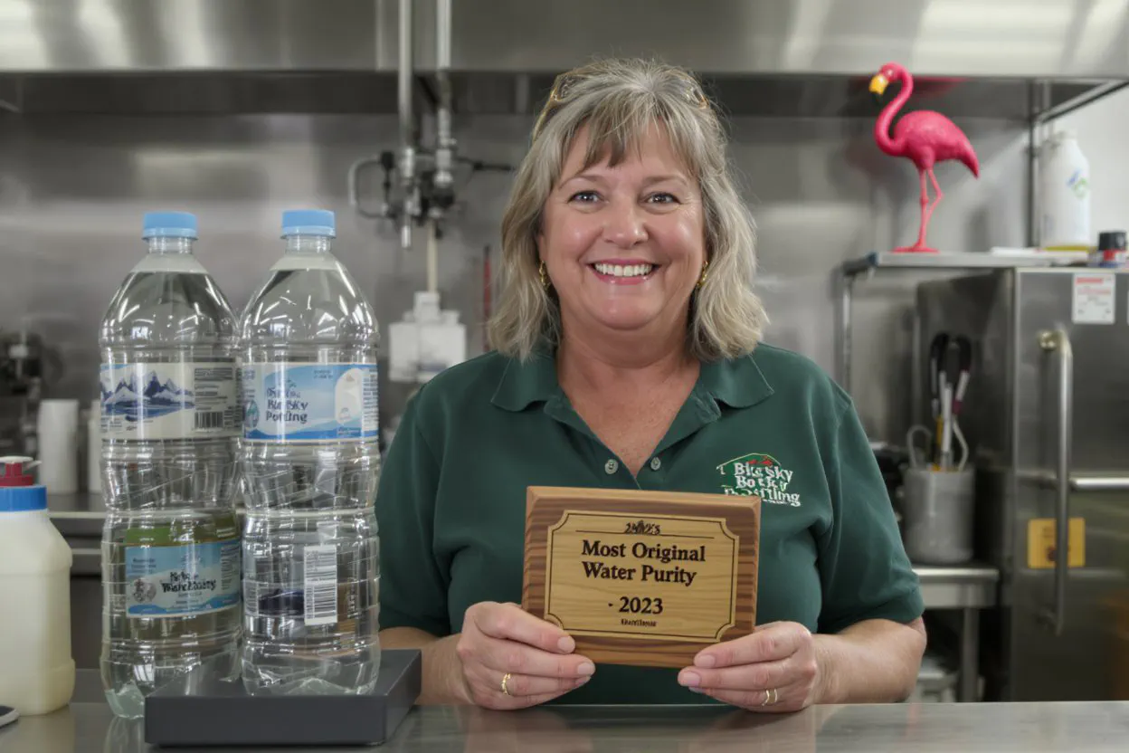 Local bottler wins 'most original' award for water purity