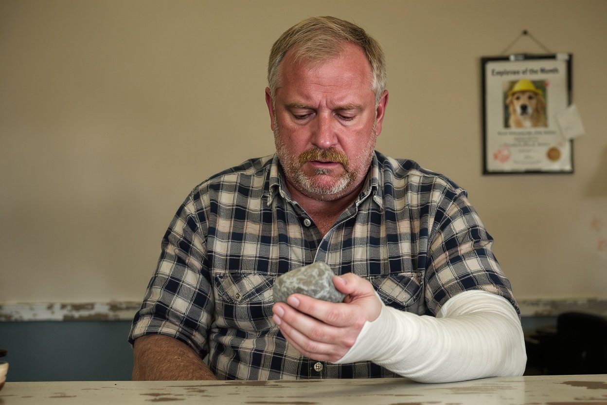 Local Man Injured by Errant River Rock While Contemplating Scenic Vista