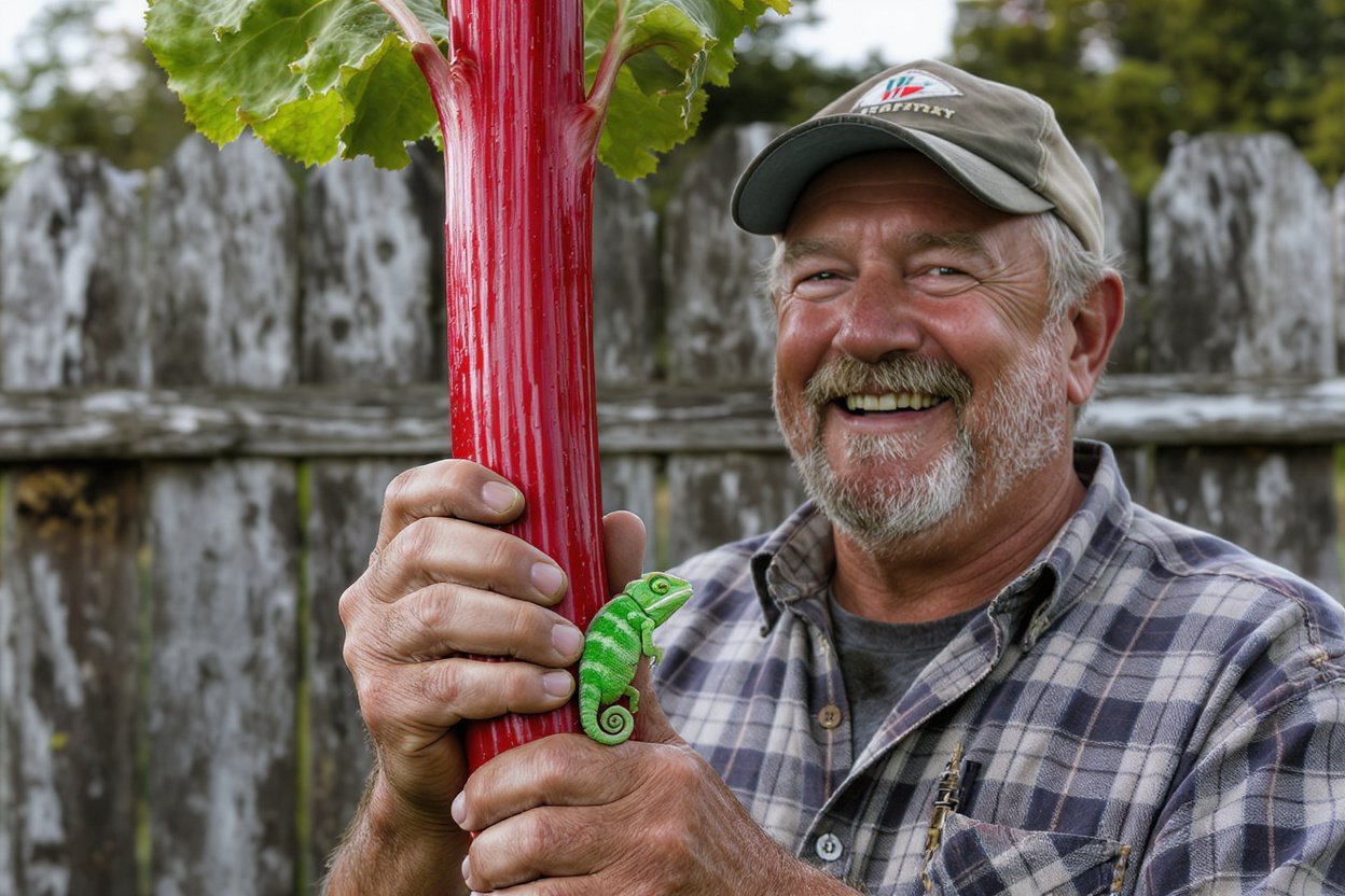 Local Man's Prize-Winning Rhubarb Stirs Community Debate