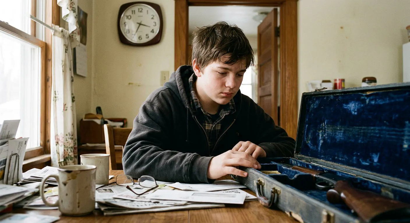 Local youth discovers antique revolver