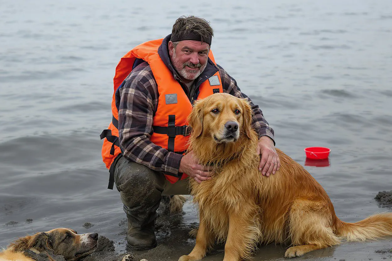 Two dogs rescued from flathead lake immediately attempt to go back